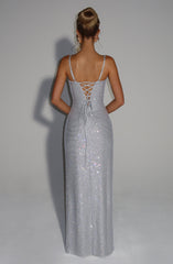 Ashton Maxi Dress - Silver