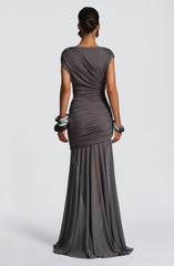 Demelza Maxi Dress - Charcoal