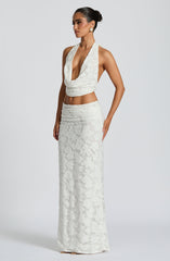 Myra Maxi Skirt - Ivory