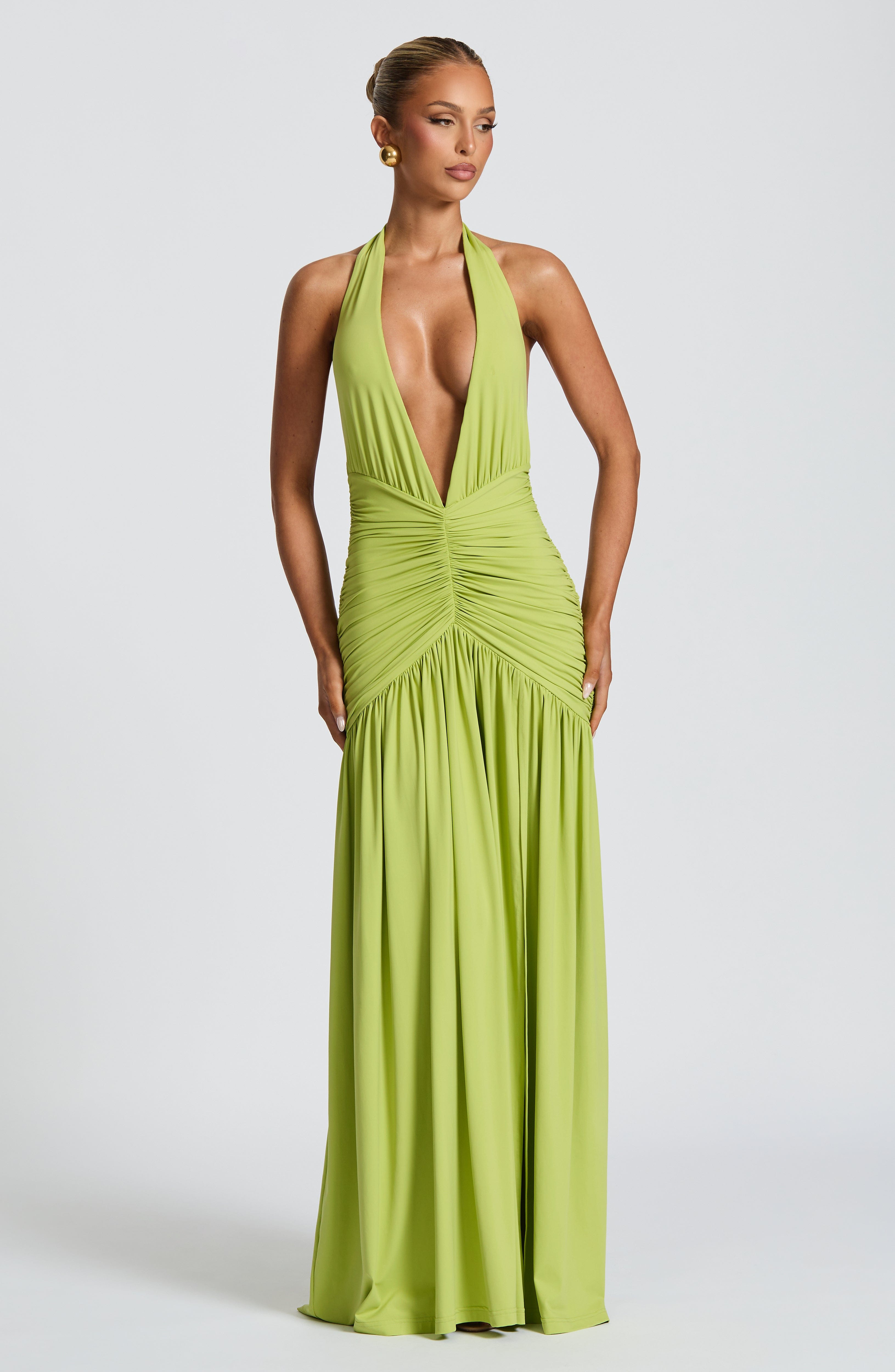 Melania Maxi Dress - Olive