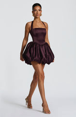 Prudence Mini Dress - Plum